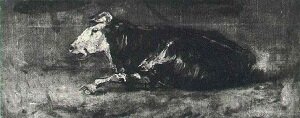 Винсент Виллем Ван Гог ранние картины. Коровы на лугу  1883г  ван-гог.рф